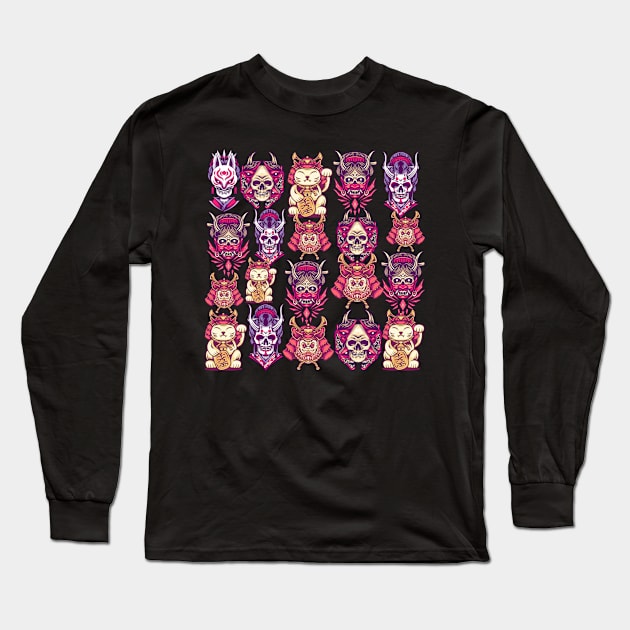 Spooky In Japanese Long Sleeve T-Shirt by BZART